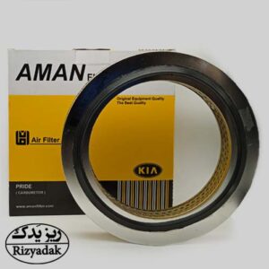 فیلتر هوا پراید کاربراتور فلزی AFA4001 (امان فیلتر) - Image 1