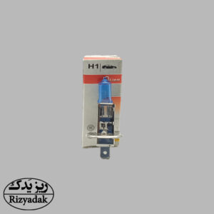 لامپ مه شکن پژویی بی سیم 100وات H1 یخی قاب دار (لیام گستر) - Image 1