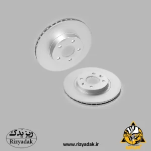 دیسک ترمز چرخ جلو T5 پژو 206 (KAPLAN) - Image 1