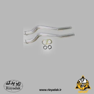 لوله بخاری دوقلو آلومينيومی 1800 پژو 405 (KAPLAN) - Image 1